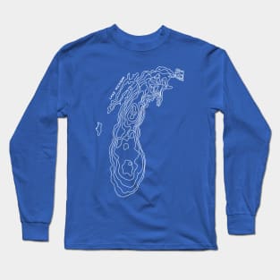 Lake Michigan (white) Long Sleeve T-Shirt